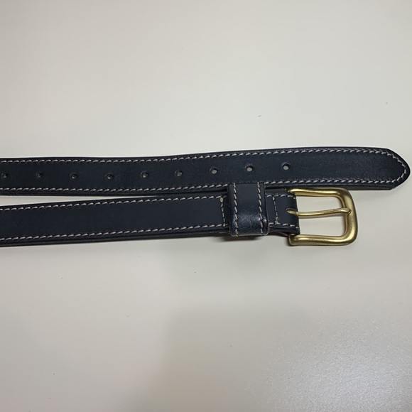 Taiwan ROC Black Leather Belt - Picture 3 of 3